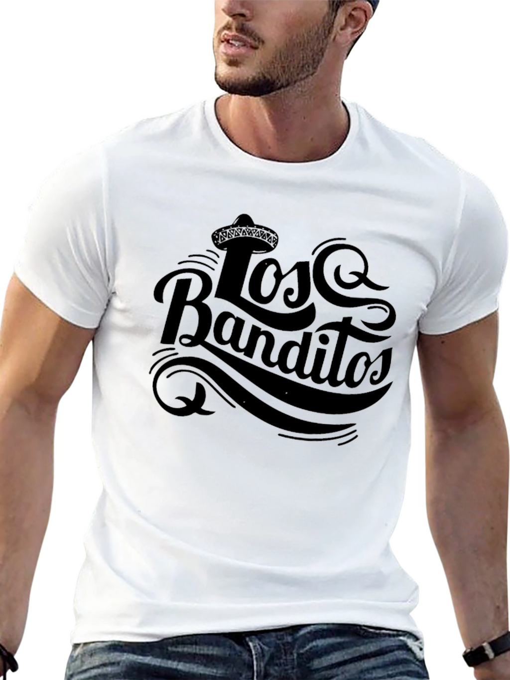 Los Banditos Graphic T-Shirt - Black