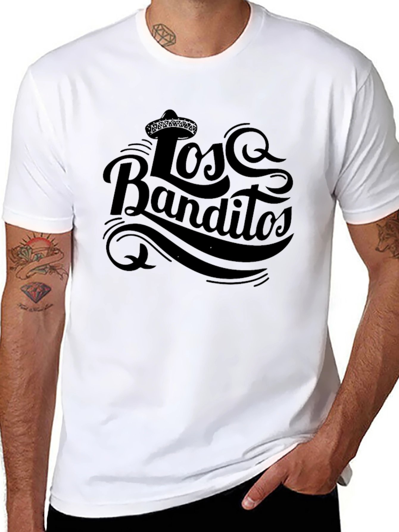 Los Banditos Graphic T-Shirt - Black