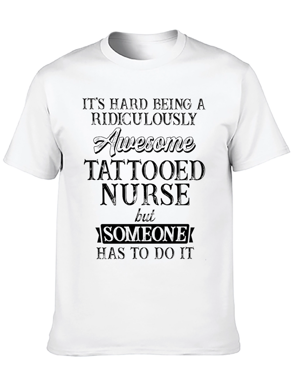 Awesome Tattooed Nurse T-Shirt