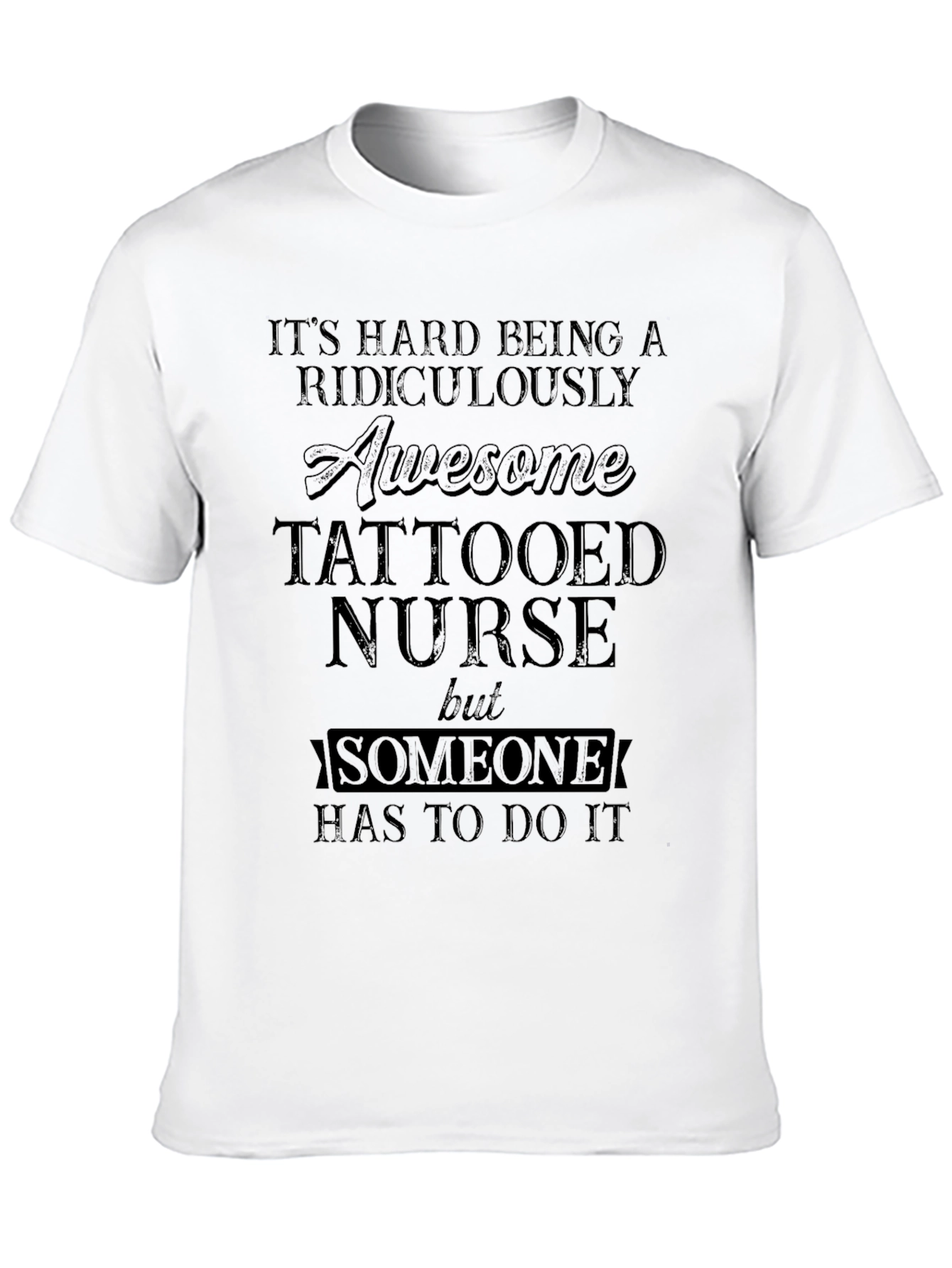 Awesome Tattooed Nurse T-Shirt