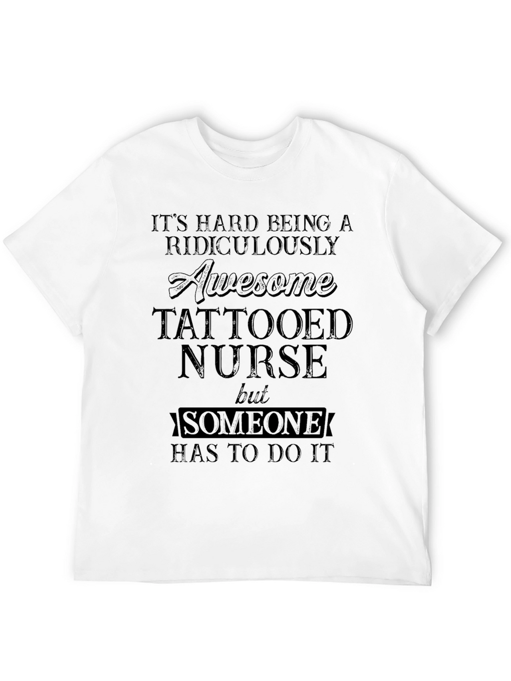 Awesome Tattooed Nurse T-Shirt