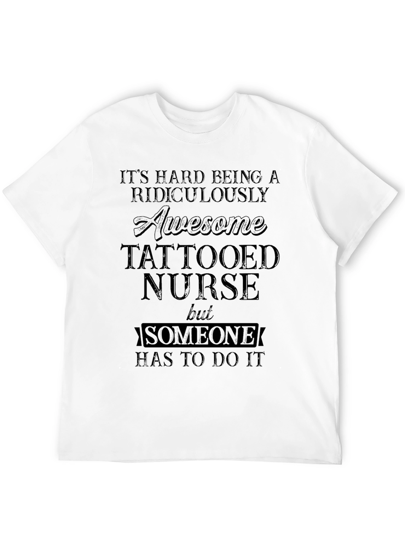 Awesome Tattooed Nurse T-Shirt