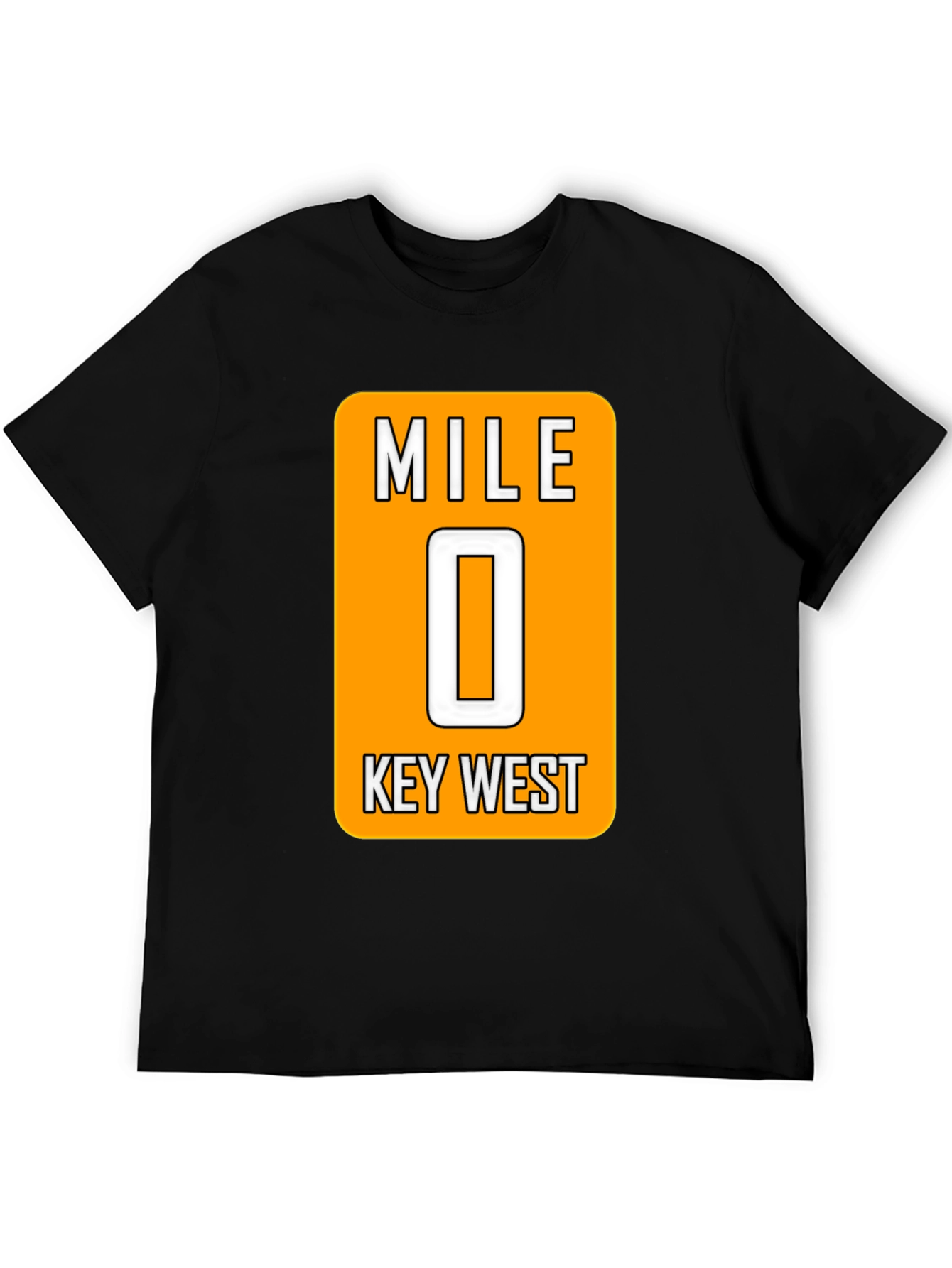 Mile 0 Key West Black T-Shirt