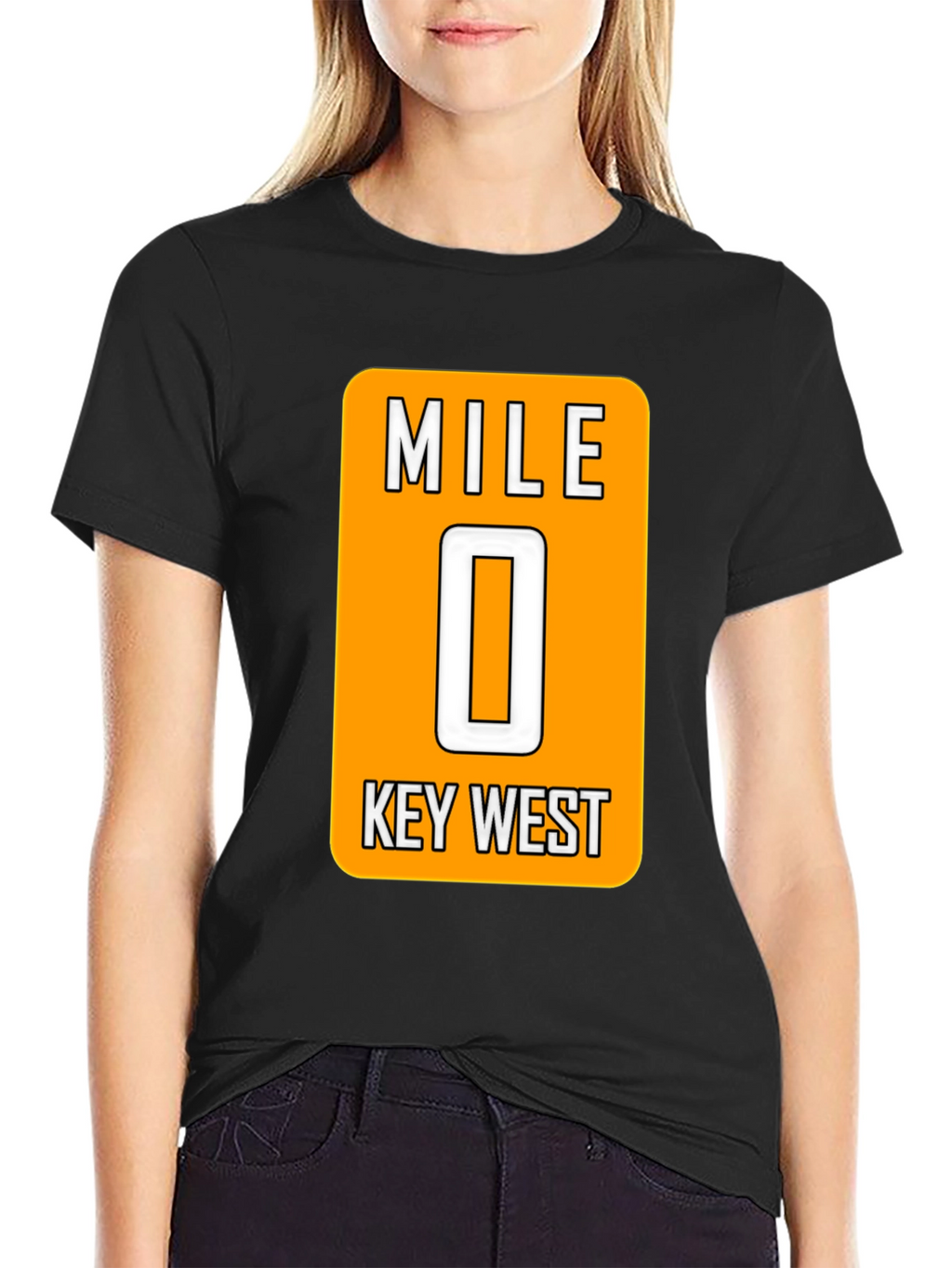 Mile 0 Key West Black T-Shirt