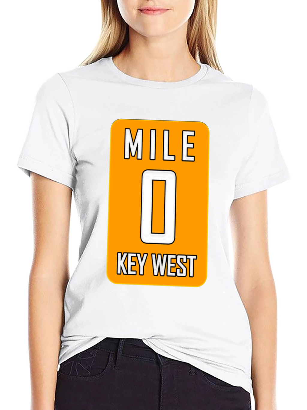 Mile 0 Key West Black T-Shirt
