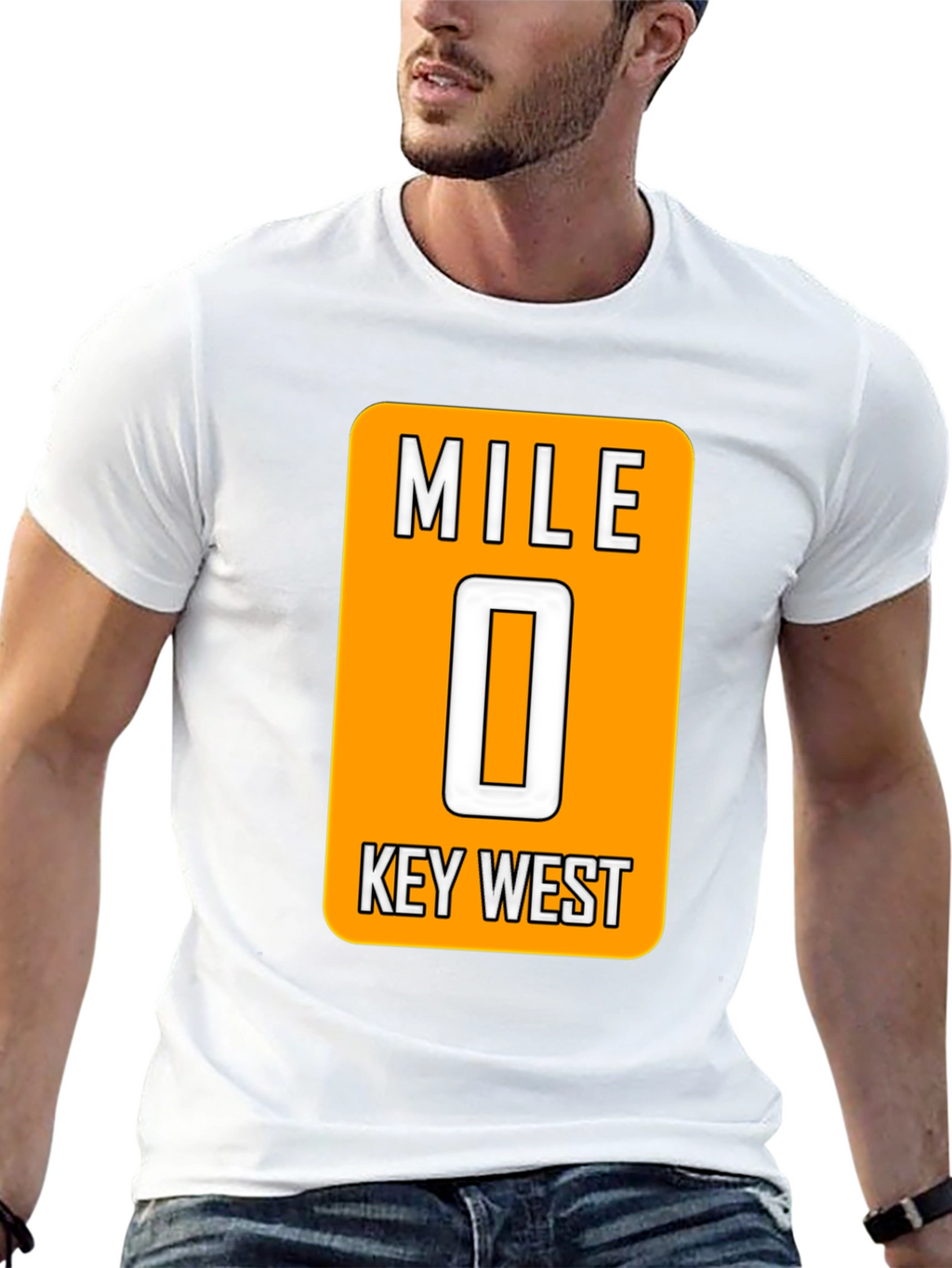 Mile 0 Key West Black T-Shirt