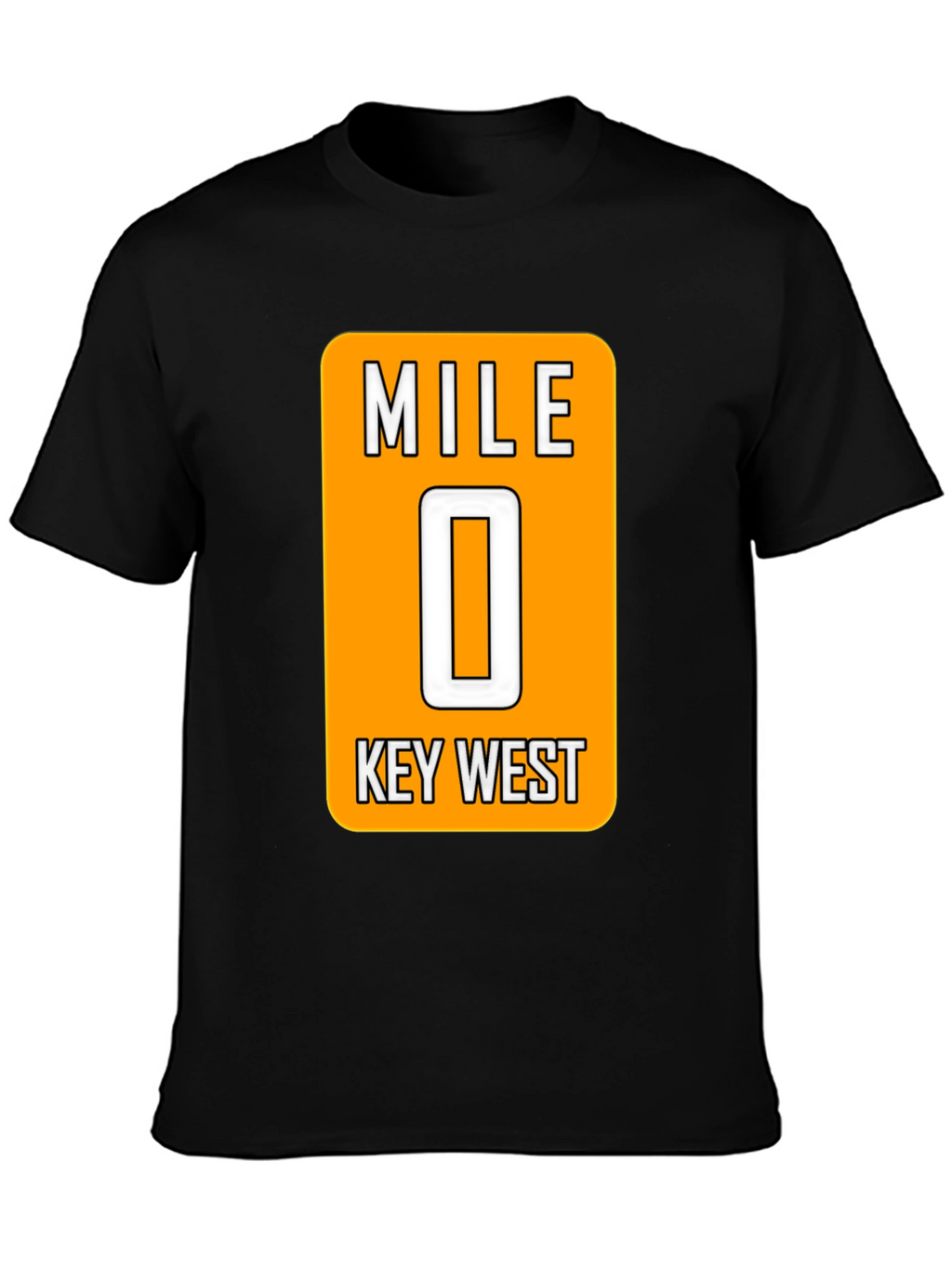 Mile 0 Key West Black T-Shirt