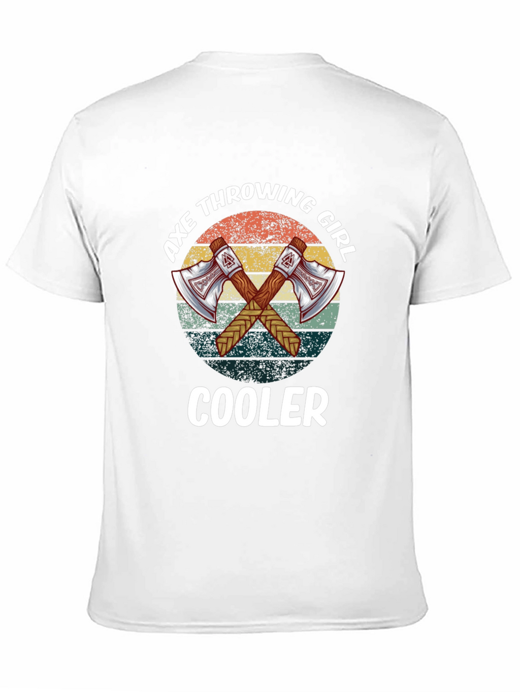 Axe Throwing Girl Cooler Tee