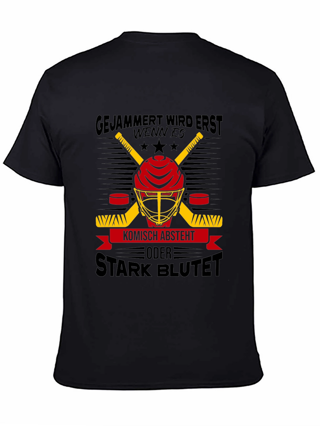 Hockey Helmet Graphic Tee - Stark Blutet