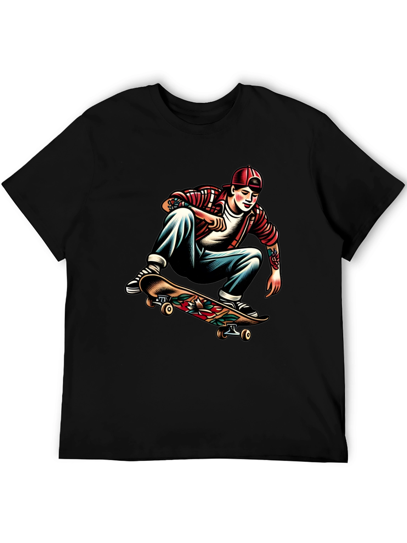 Skater Graphic Tee - Cool Casual Style