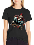 Skater Graphic Tee - Cool Casual Style