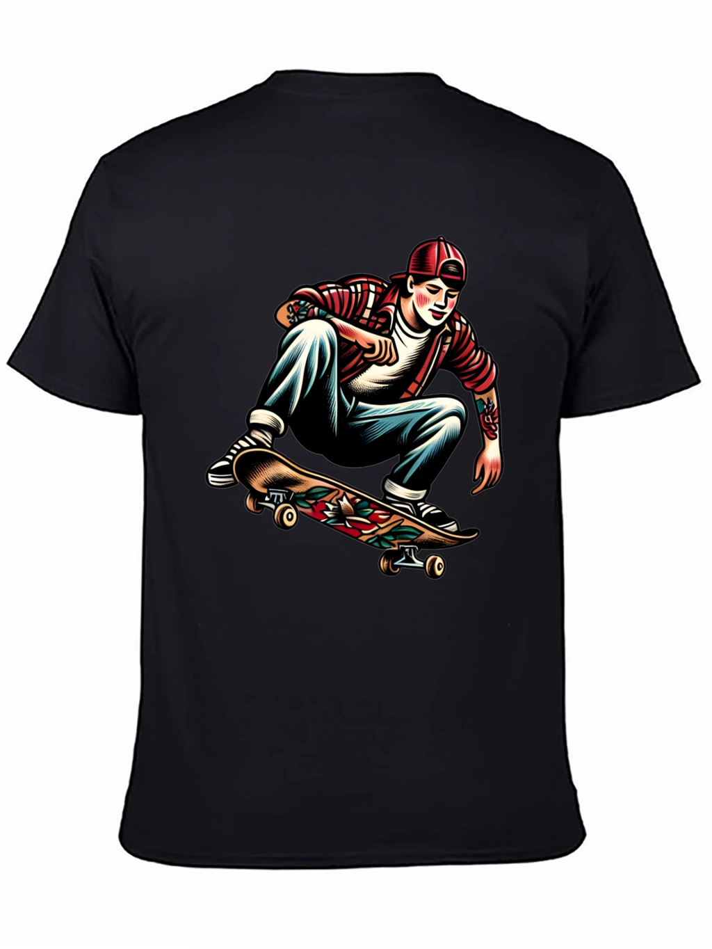 Skater Graphic Tee - Cool Casual Style