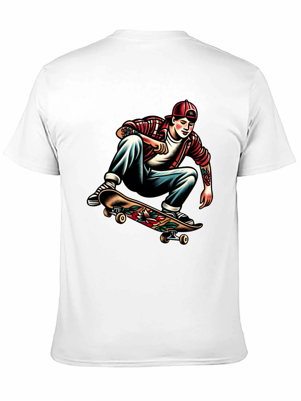 Skater Graphic Tee - Cool Casual Style