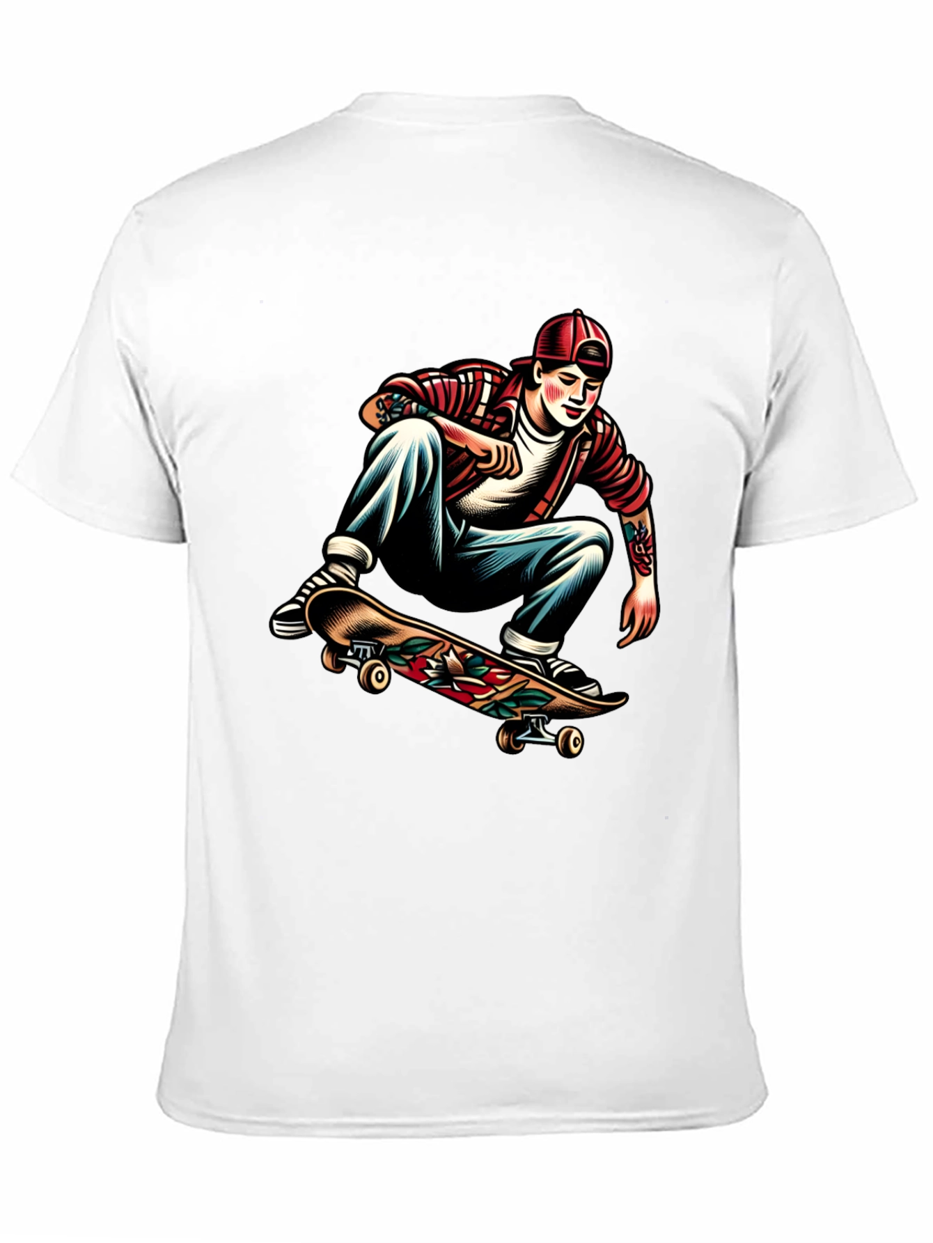 Skater Graphic Tee - Cool Casual Style