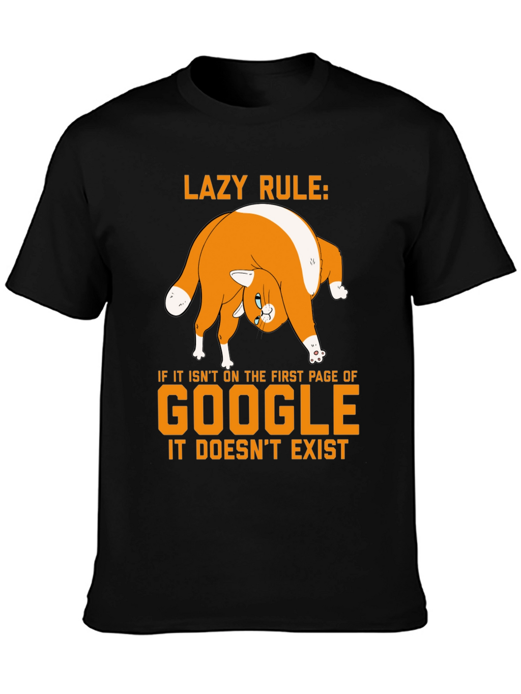 Lazy Rule Google Cat T-Shirt