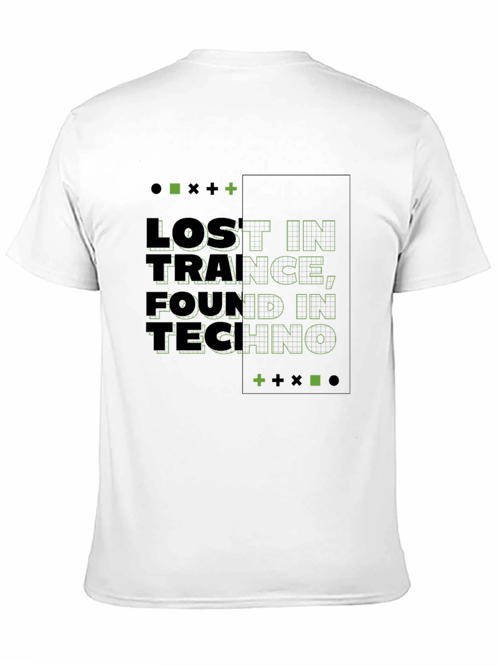 Lost in Trance Found in Techno Black T-Shirt