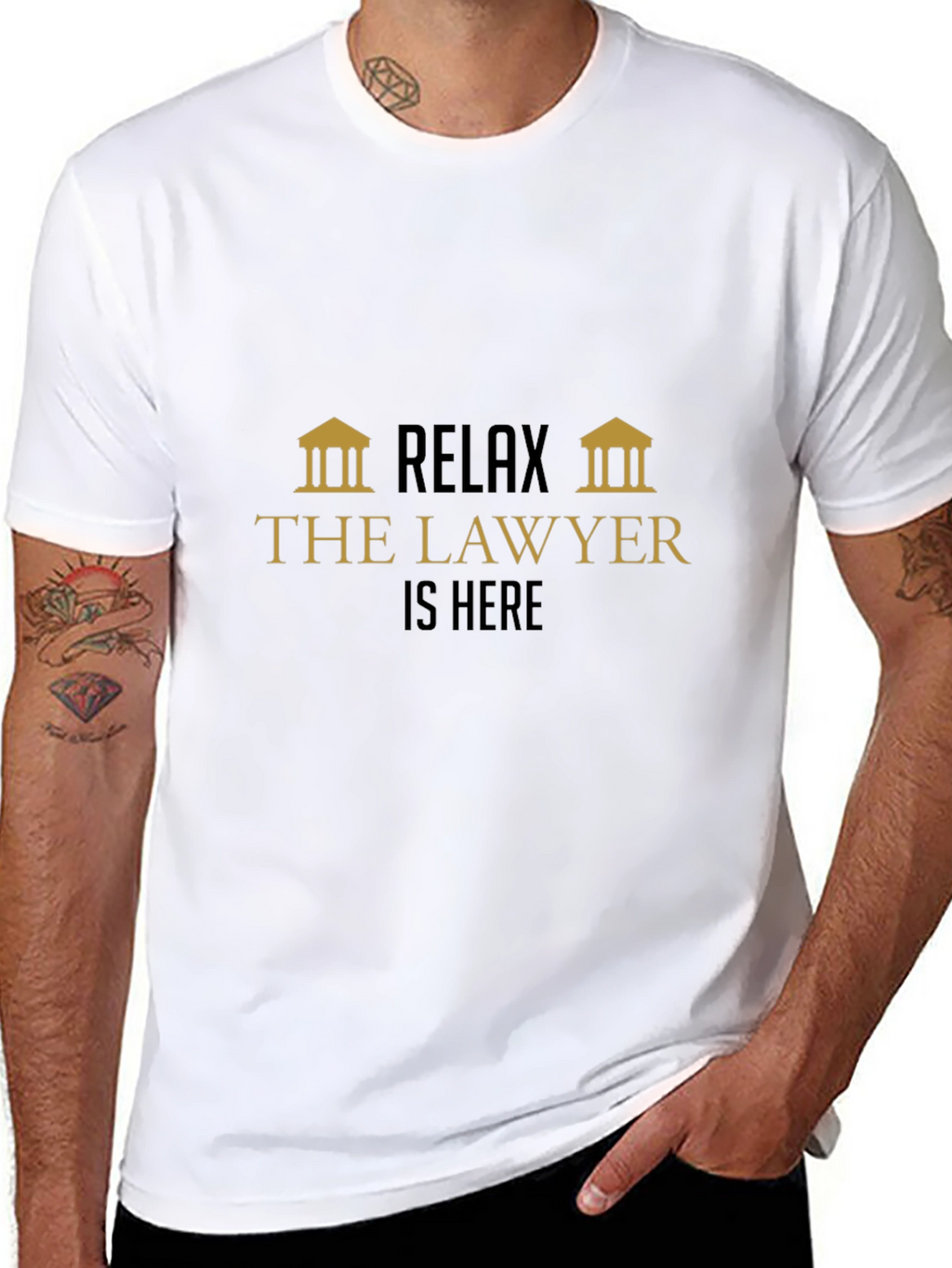Relax The Lawyer is Here - Graphic Tee