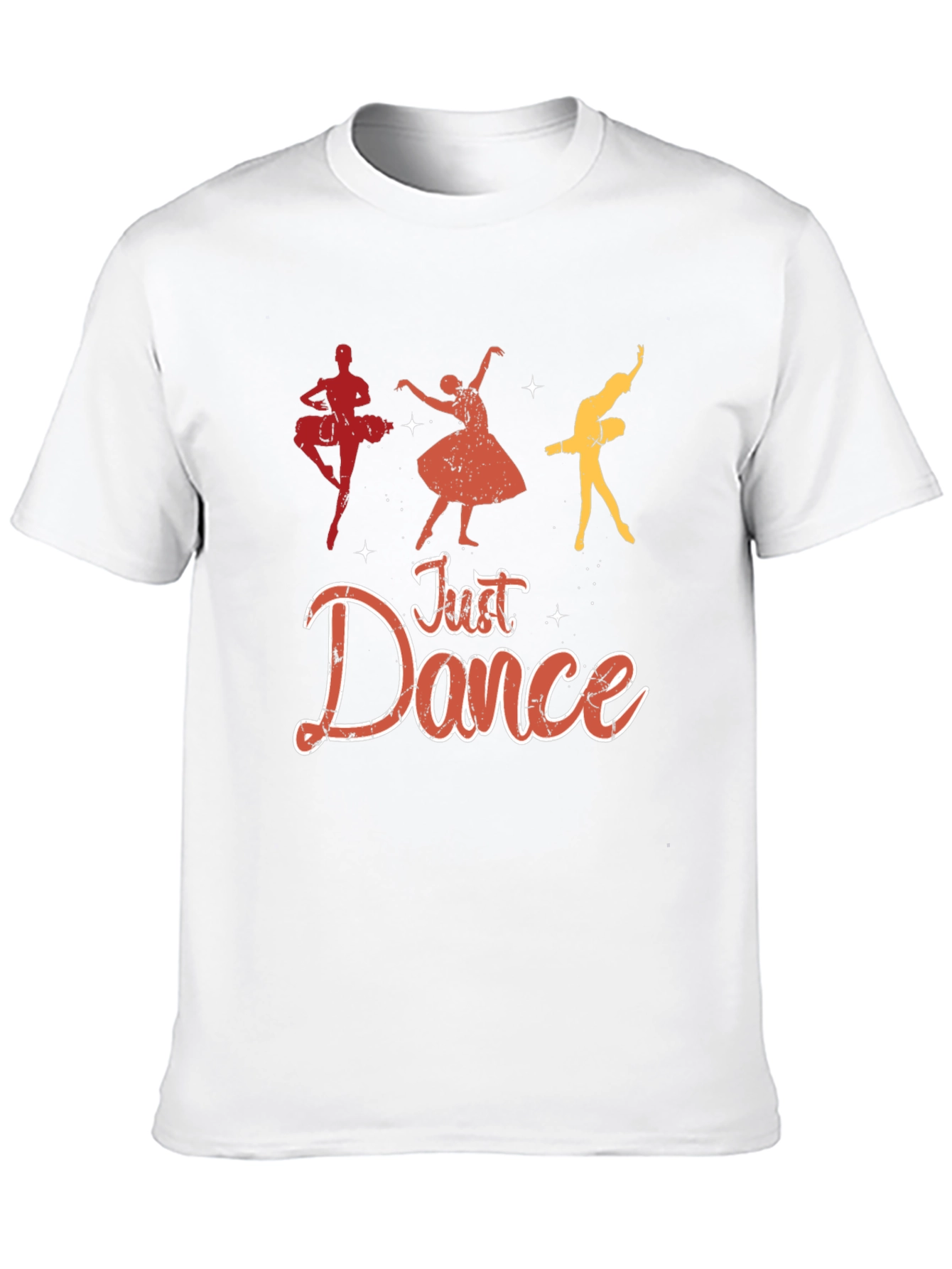 Just Dance Graphic Tee - Black Cotton T-Shirt
