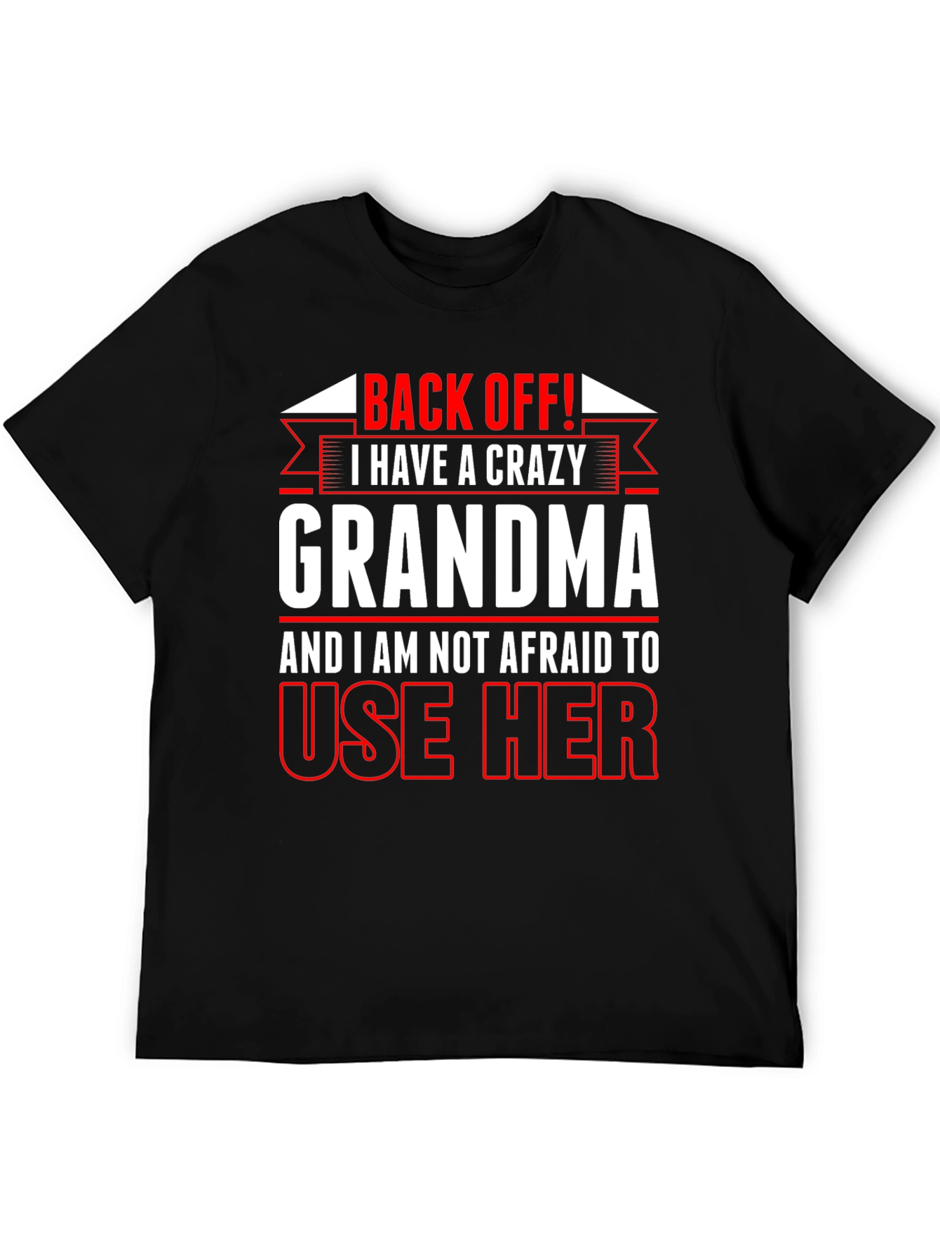 Crazy Grandma T-Shirt Funny Novelty