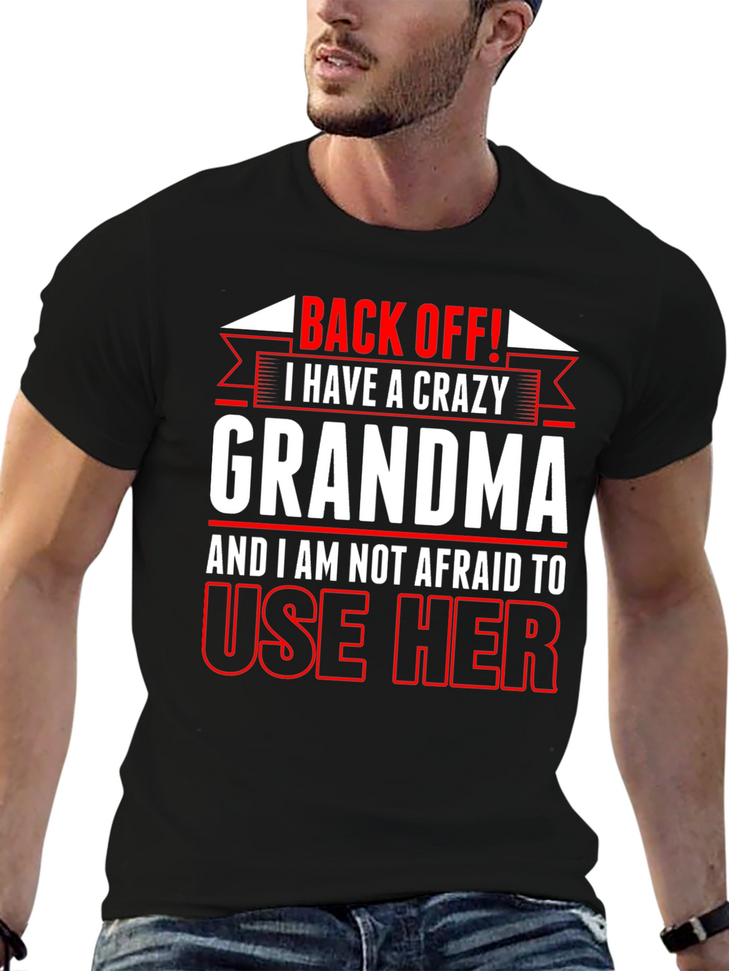 Crazy Grandma T-Shirt Funny Novelty