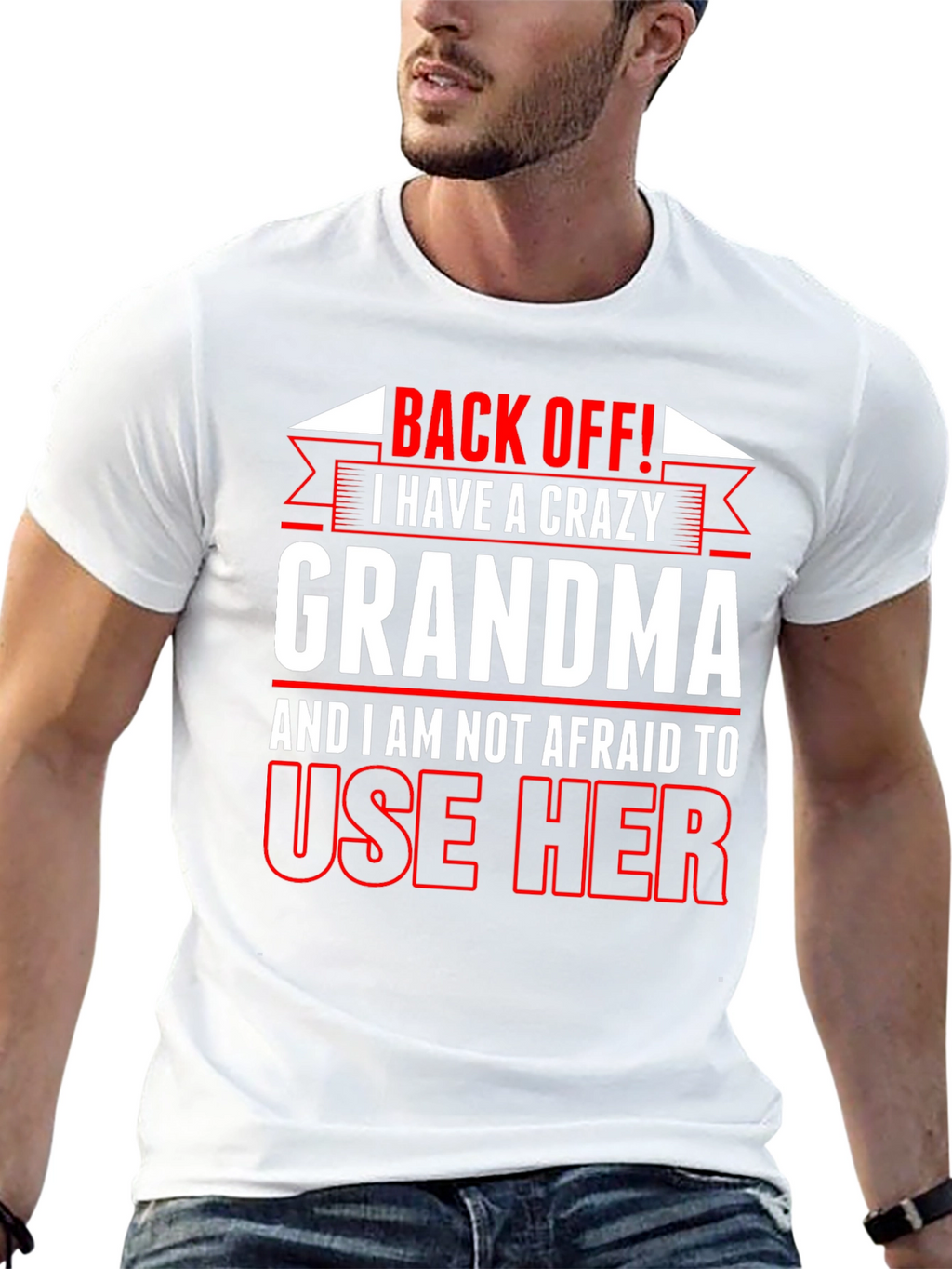 Crazy Grandma T-Shirt Funny Novelty