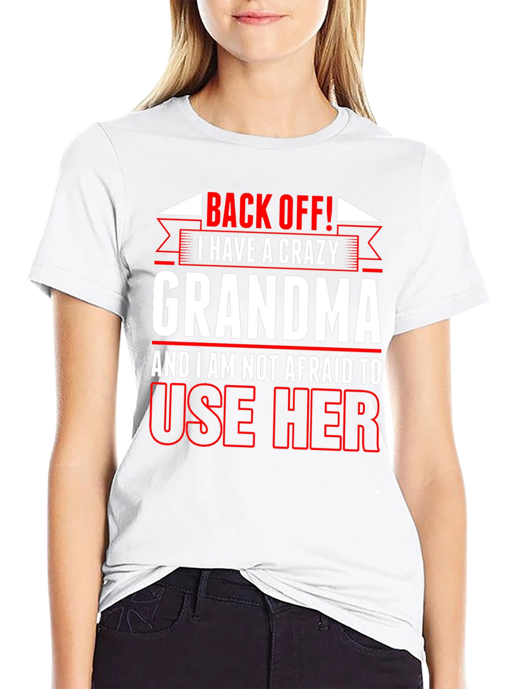 Crazy Grandma T-Shirt Funny Novelty