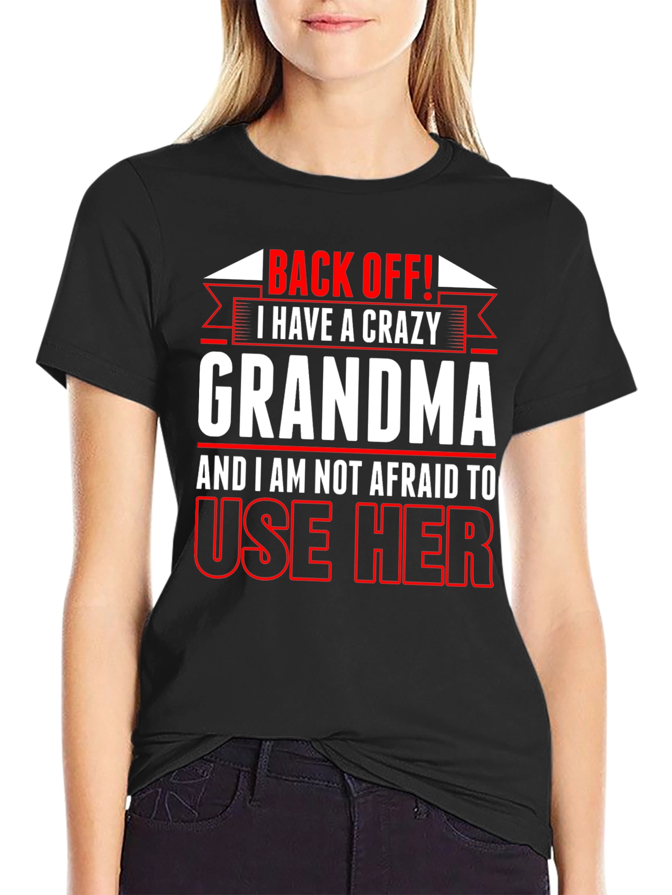 Crazy Grandma T-Shirt Funny Novelty